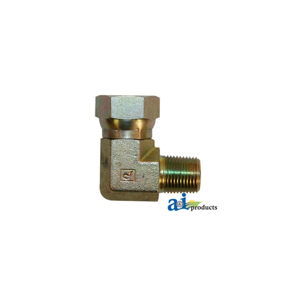 90 Degree Female NPT Swivel X Male NPT Adapter 3.75 x4 x2